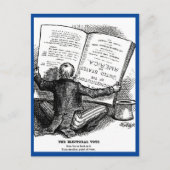 選挙投票と投票人気があるヴィンテージ漫画 ポストカード (正面)