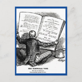 選挙投票と投票人気があるヴィンテージ漫画 ポストカード