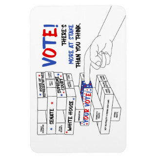 選挙投票ブロック塔の詳細が進行中 マグネット