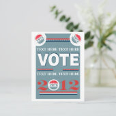 選挙投票 ポストカード (スタンド正面)