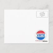 選挙投票 ポストカード (裏面)