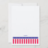 選挙招待状2 招待状 (裏面)