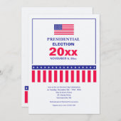 選挙招待状2 招待状 (正面/裏面)