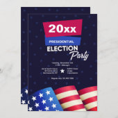 選挙招待状 招待状 (正面/裏面)