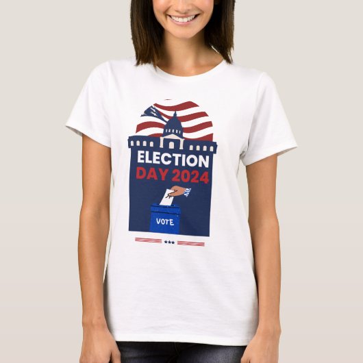 選挙日の遵守 Tシャツ (正面)