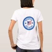 選挙日の遵守 Tシャツ (裏面)