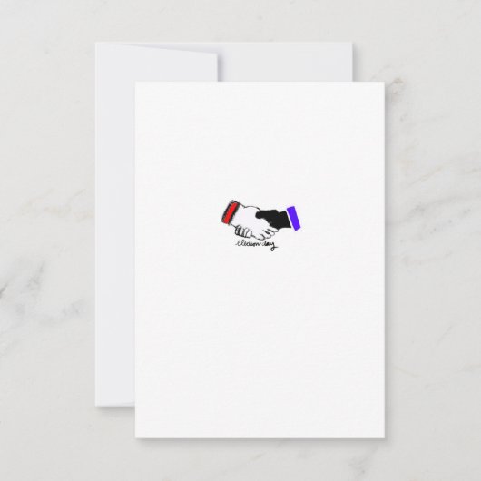 選挙日 サンキューカード (正面)