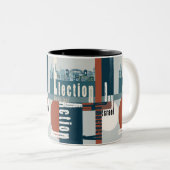 選挙日 ツートーンマグカップ (正面右)