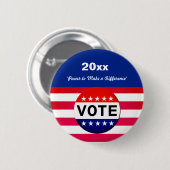 選挙権 缶バッジ (正面&裏面)