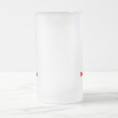 選挙民おもしろい別政治 フロストグラスビールジョッキ (中央)