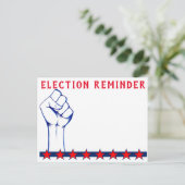 選挙注意喚起！ポストカード ポストカード (スタンド正面)