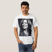 選挙熱！Kamala Harris Tシャツに投票 Tシャツ (正面フル)