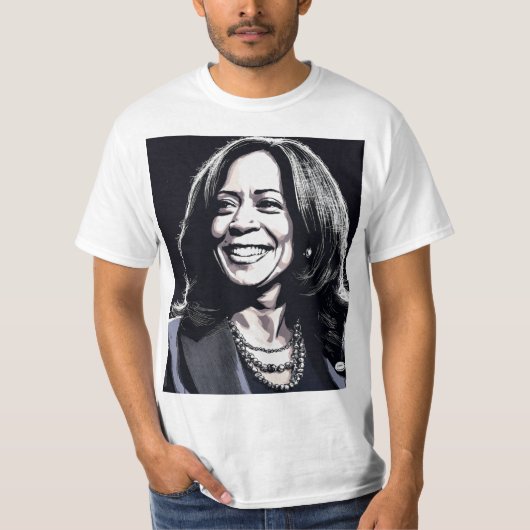 選挙熱！Kamala Harris Tシャツに投票 Tシャツ (正面)