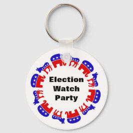 選挙監視パーティー キーホルダー