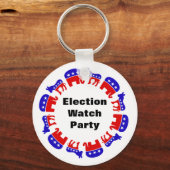 選挙監視パーティー キーホルダー (裏面)