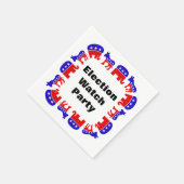 選挙監視パーティー スタンダードカクテルナプキン (角)