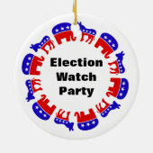 選挙監視パーティー セラミックオーナメント (裏面)