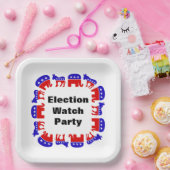 選挙監視パーティー ペーパープレート (パーティー)