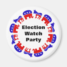 選挙監視パーティー マグネット