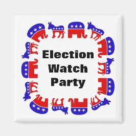 選挙監視パーティー マグネット