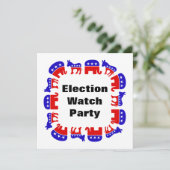 選挙監視パーティー 招待状 (スタンド正面)