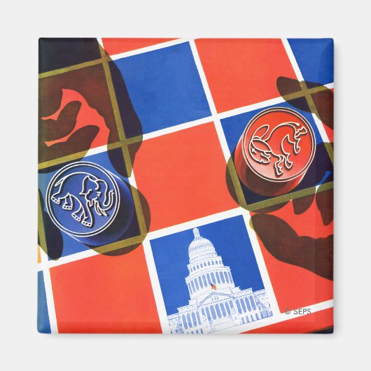 選挙管理委員会 マグネット (正面)