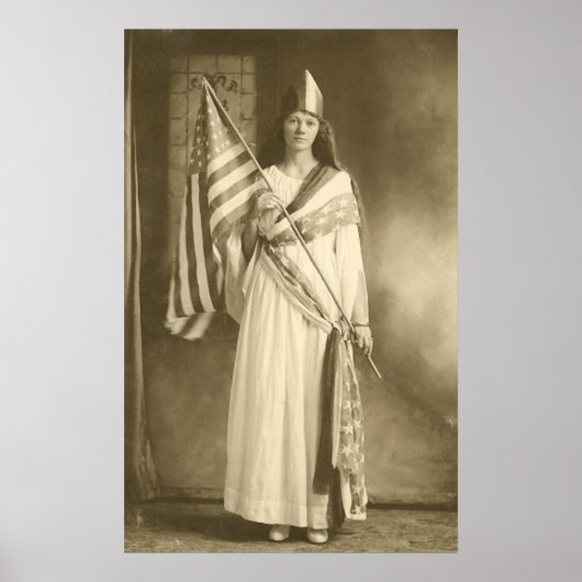 選挙自由の女性の大規模なポスター ポスター (正面)