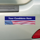 選挙運動のバンパーステッカー バンパーステッカー (車上)