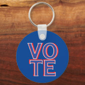 選挙運動の商品を巡って投票する キーホルダー (裏面)