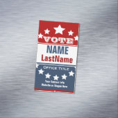 選挙運動の政治テンプレート  マグネット名刺 (インサイチュ)