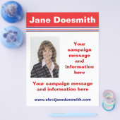 選挙運動チラシテンプレート チラシ (シングル)