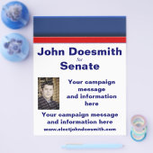 選挙運動チラシ テンプレート チラシ (シングル)