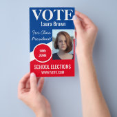 選挙運動テンプレート チラシ (ハンドル)