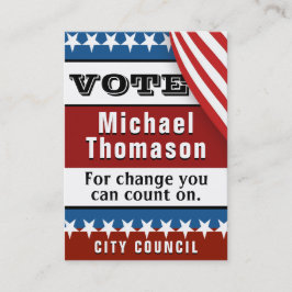 選挙運動テンプレート 名刺