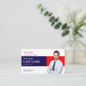 選挙運動パーソナライズされた候補者 名刺 (スタンド正面)