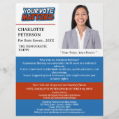 選挙運動 チラシ (正面)