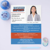 選挙運動 チラシ (シングル)