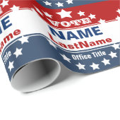 選挙運動 ラッピングペーパー (ロールコーナー)