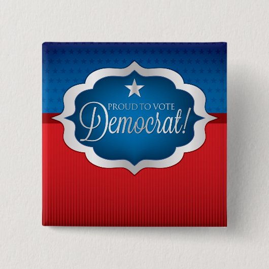 選挙12 缶バッジ (正面)