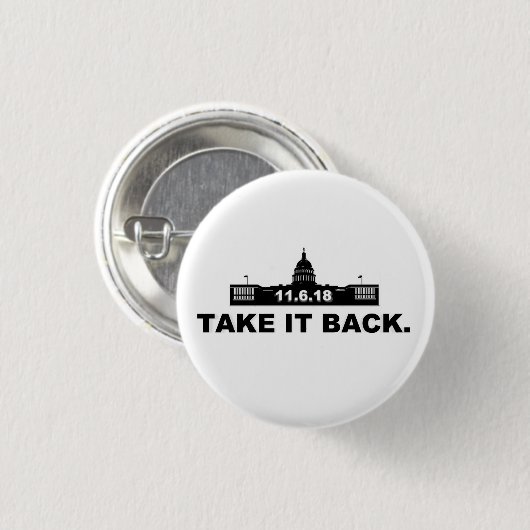 選挙2018ボタン 缶バッジ (正面&裏面)