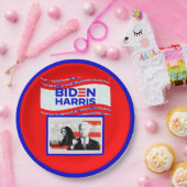 選挙2020年バイデン氏・ハリス ペーパープレート (パーティー)