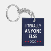 選挙2020、アンチ – トランプ – 誰でも他のII キーホルダー (正面左)