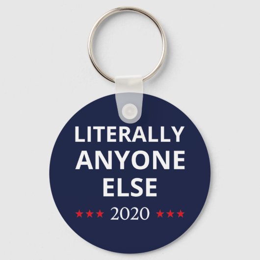 選挙2020、アンチ – トランプ – 誰でも他のII キーホルダー (正面)