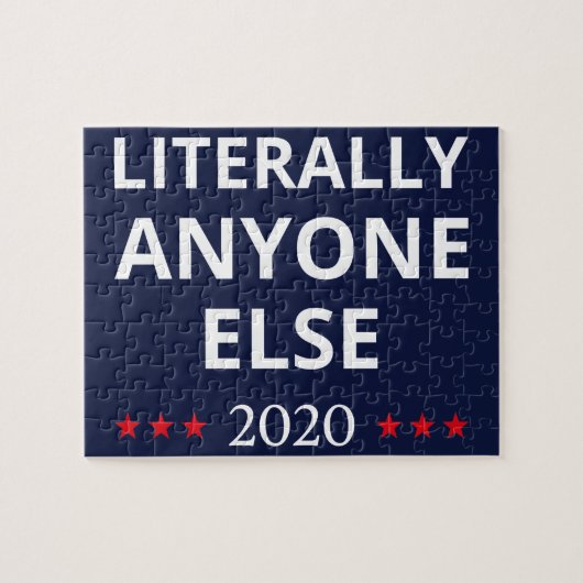 選挙2020、アンチ – トランプ – 誰でも他のII ジグソーパズル (横)