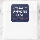 選挙2020、アンチ – トランプ – 誰でも他のII スクエアシール (バッグ)