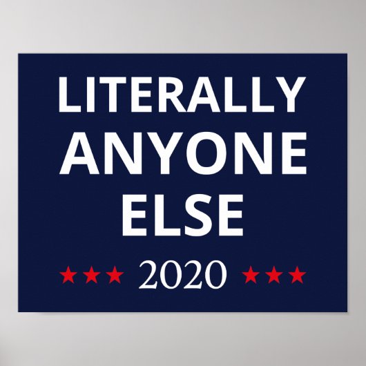 選挙2020、アンチ – トランプ – 誰でも他のII ポスター (正面)