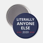 選挙2020、アンチ – トランプ – 誰でも他のII マグネット (正面/裏面)
