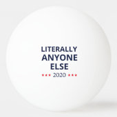 選挙2020、アンチ – トランプ – 誰でも他のII 卓球ボール (裏面)
