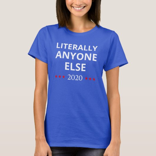 選挙2020、アンチ – トランプ – 誰でも他のII Tシャツ (正面)