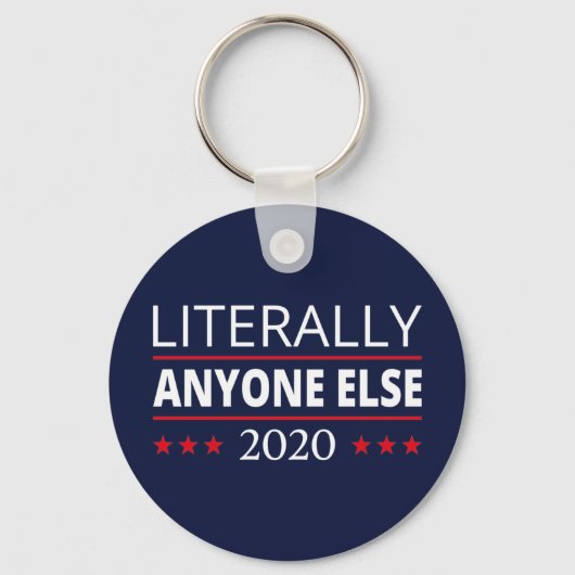 選挙2020、アンチ – トランプ – 誰でも他のIII キーホルダー (正面)